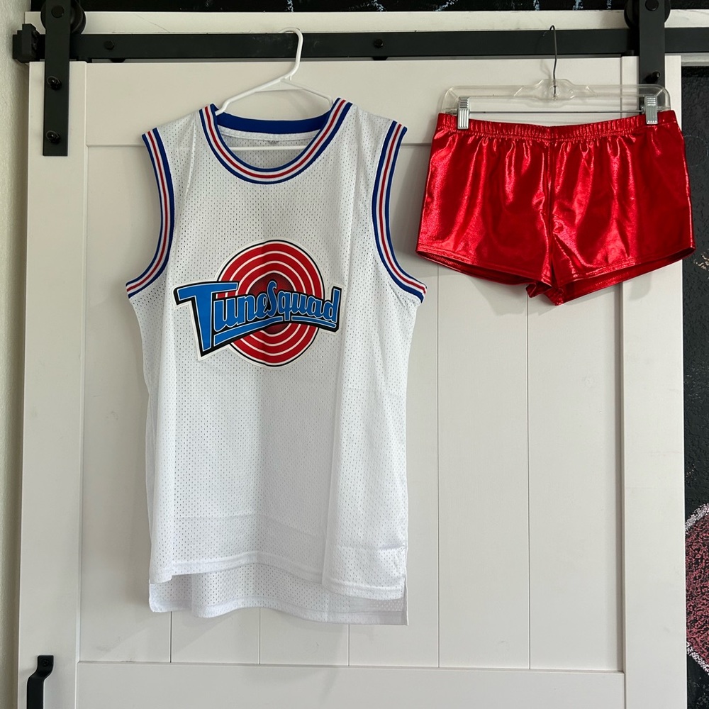 A cute Lola Bunny from tune squad costume